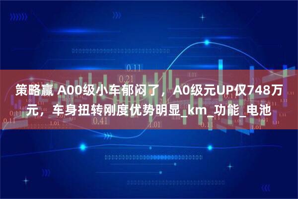 策略赢 A00级小车郁闷了，A0级元UP仅748万元，车身扭转刚度优势明显_km_功能_电池